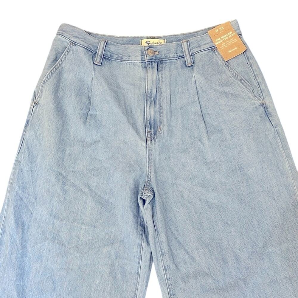 Madewell HARLOW Wide Leg/High Rise Jeans - Picture 6 of 13